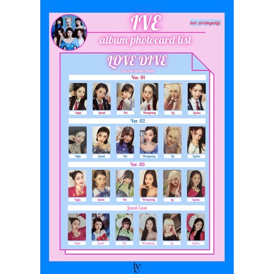 Bộ ảnh album IVE - ‘LOVE DIVE’