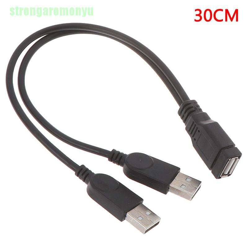 [onyu] Dây Cáp Chia 2 Cổng usb 2.0 female Sang usb male