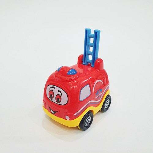 Xe đồ chơi chạy đà màu xanh, màu đỏ và màu trắng dễ thương giá rẻ dành cho bé trai lẫn bé gái