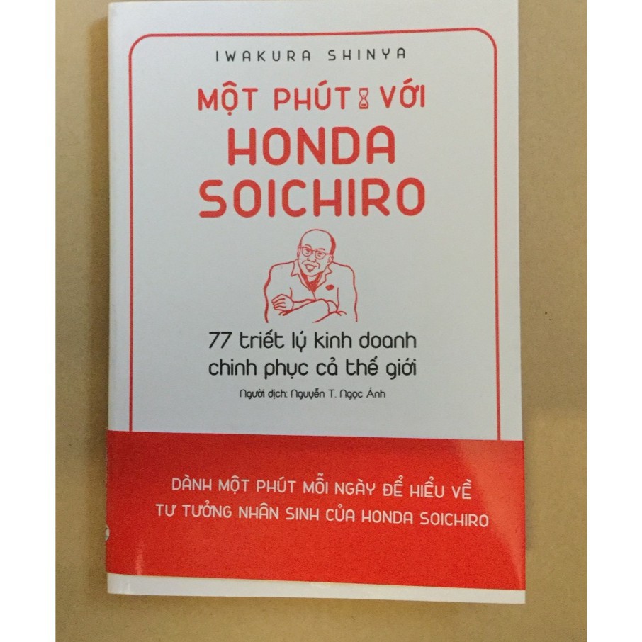 Sách - Một Phút Với Honda Soichiro