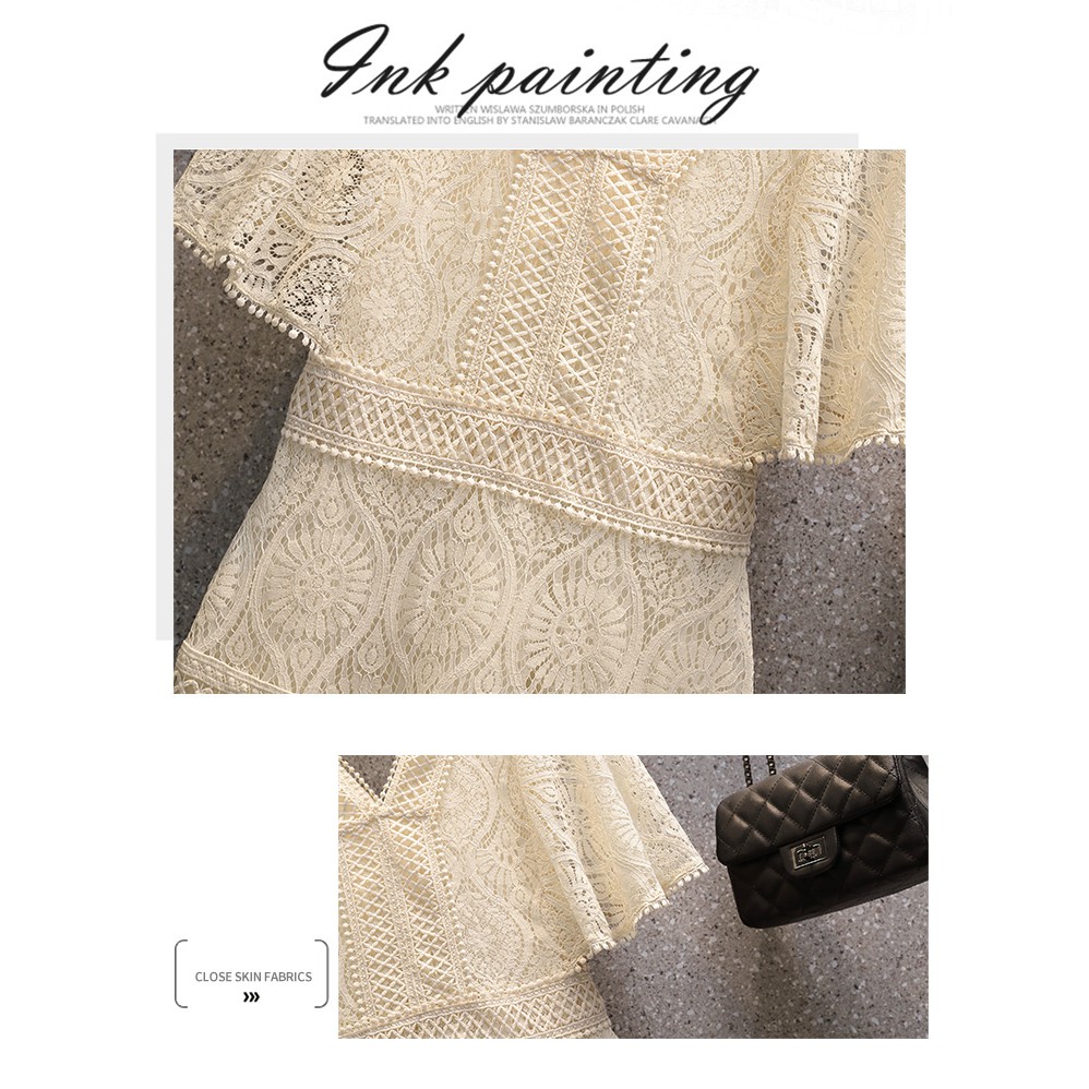 🌸Hàng Order🌸 Váy Ren Bigsize Tay Cánh Rơi Dịu Dàng Thanh Lịch🌸Hàng Quảng Châu | BigBuy360 - bigbuy360.vn