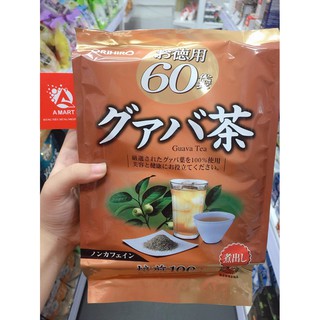 Trà lá ổi Orihiro 60 gói (Trà giảm cân Orihiro Guava Tea) Nhật Bản
