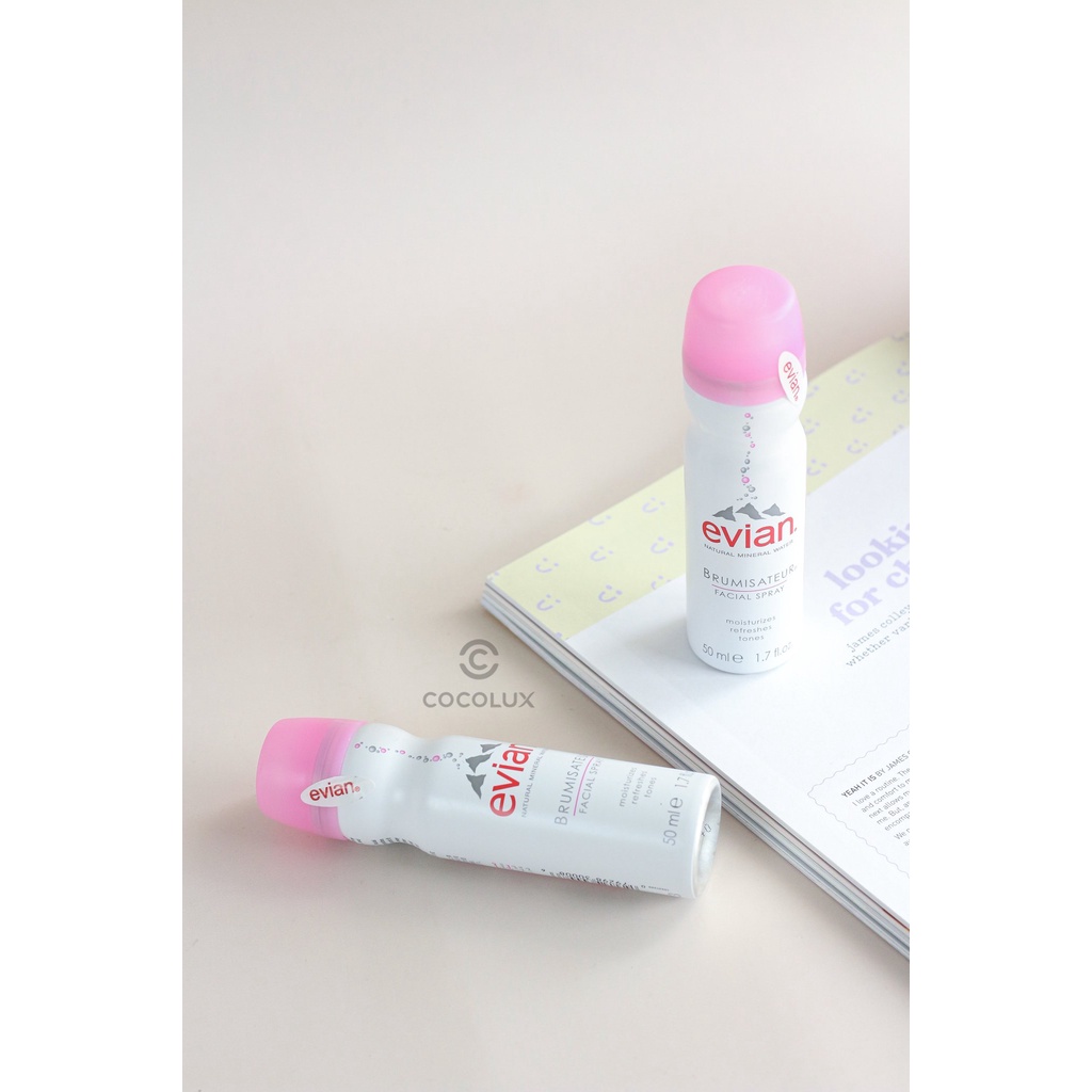 Xịt Khoáng Evian 50ml [COCOLUX]