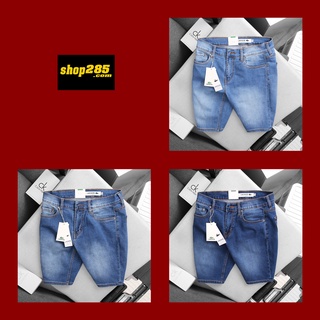 Quần Short Jean Nam SlimFit , 5 Màu Huyền Thoại - Lên Dáng Siêu Đẹp , Jean co giãn thoải mái - QSLC4