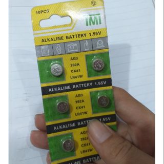 Pin nút áo AG3 LR41W