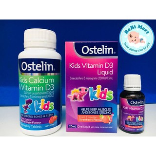 [DATE 2023] Ostelin Vitamin D3 Liquid cho bé 7m+