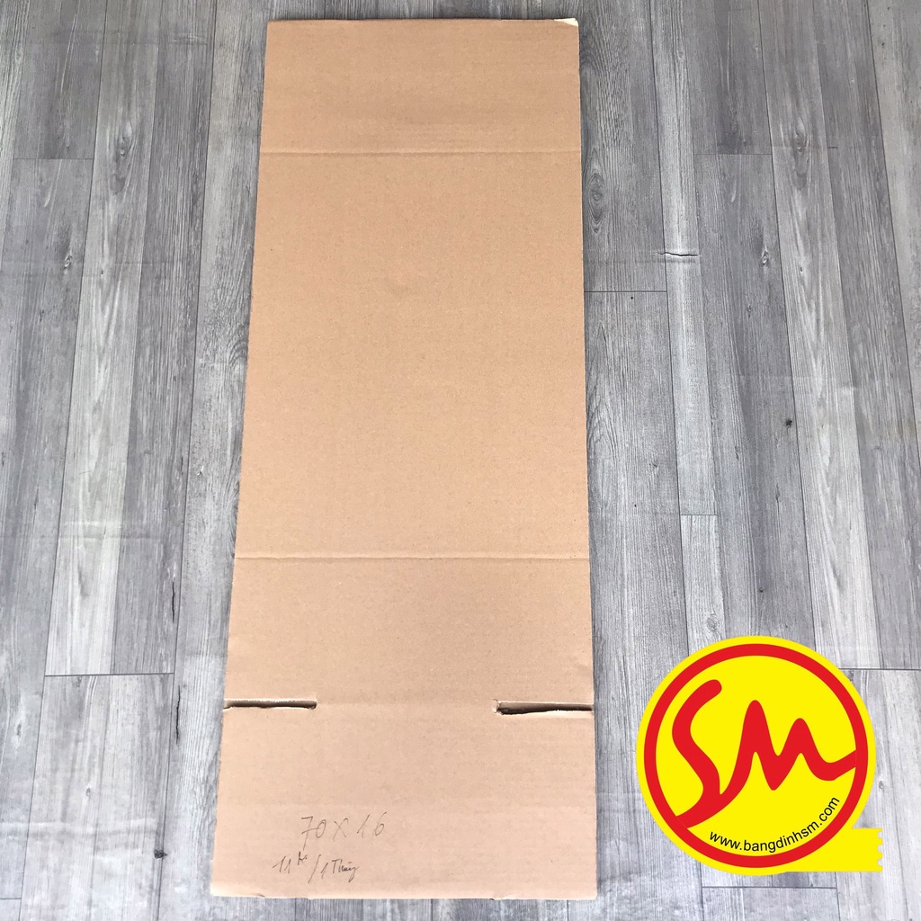 THÙNG CARTON, HỘP CARTON GIÁ RẺ sóng B  3 lớp size 70x16x16 chuyên dùng ĐÓNG GÓI CÁC SẢN PHẨM, VẬN CHUYỂN DỄ DÀNG