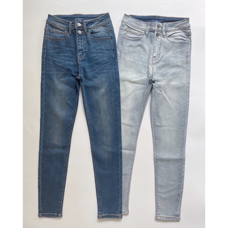 Quần skinny trơn 2 nút cực xinh