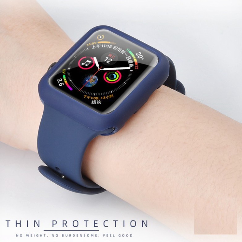 Ốp Apple Watch ❤ Ốp Bảo Vệ Body Đồng Hồ Thông Minh Apple Watch Series 6/5/4/3/2/1 Bằng Silicon ❤ Full Size 38/40/42/44