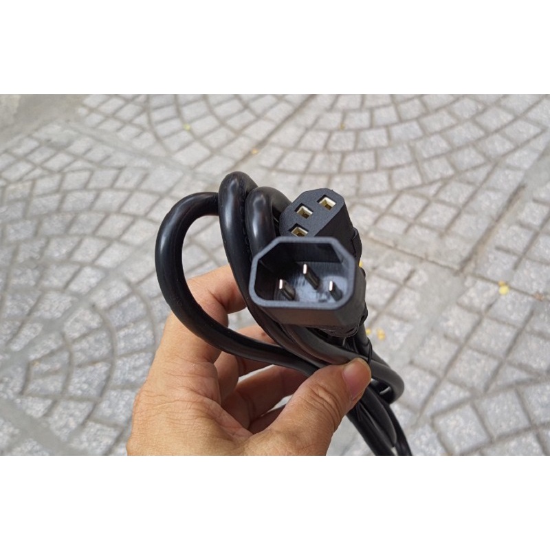 Nối dài dây nguồn , dây nguồn C13,C14 dài 1.8m lõi đồng 3x1mm dùng cho USP, dây nguồn máy tính 2 đầu âm , dương