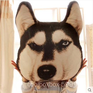 Gối Nhồi Bông Hình Đầu Chó Husky Samo Cỡ Lớn Sáng Tạo Wj11