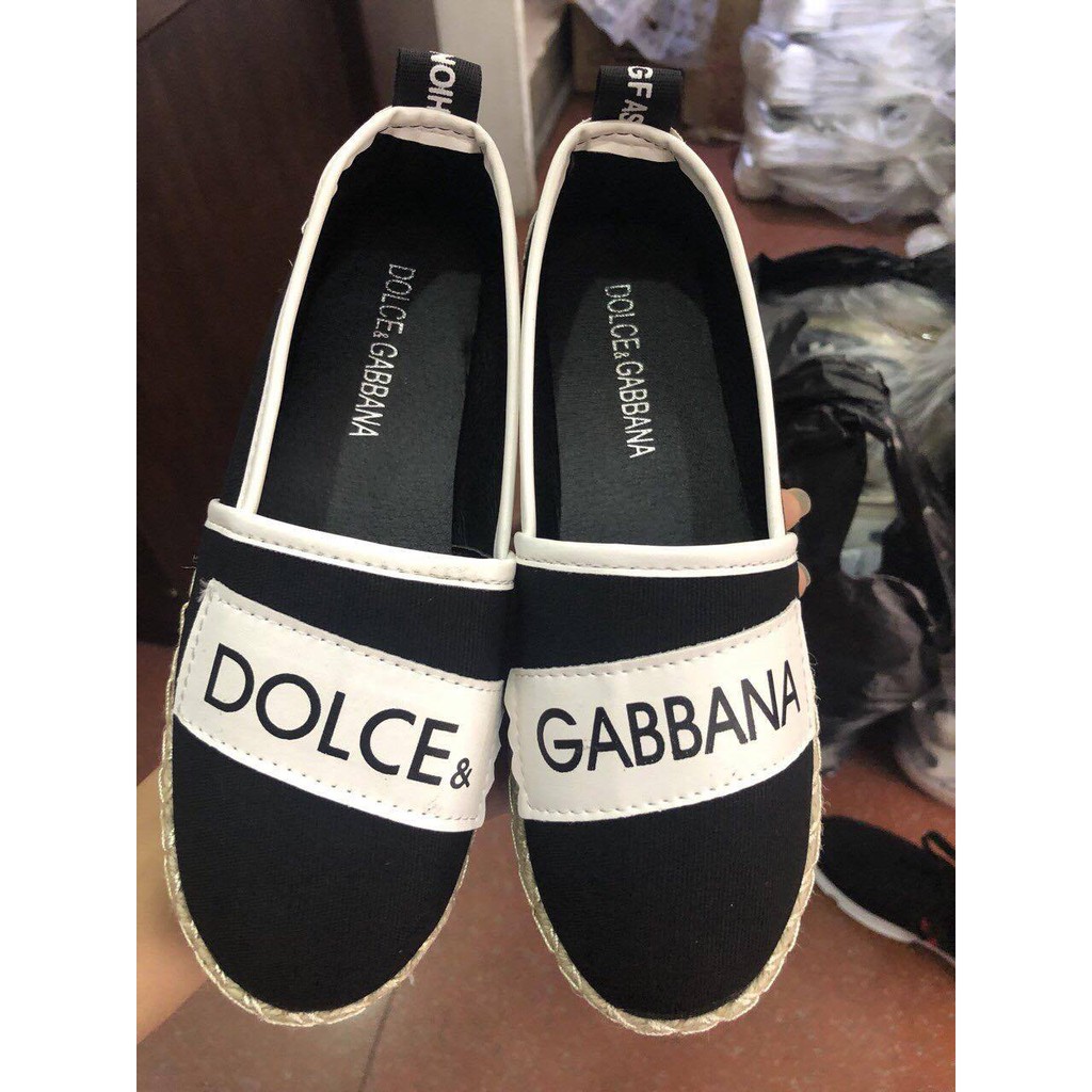 Giày lười đế cói Dolce Gabbana thời trang năng động hàng cao cấp | BigBuy360 - bigbuy360.vn