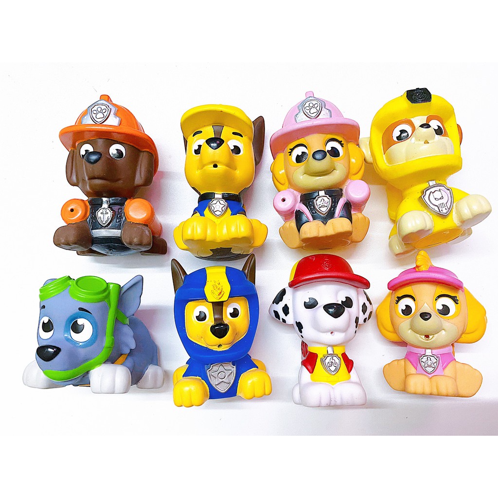 Bộ Paw Patrol Những Chú Chó Cứu Hộ Bằng Cao Su Phun Nước - Đồ Chơi Nhà Tắm