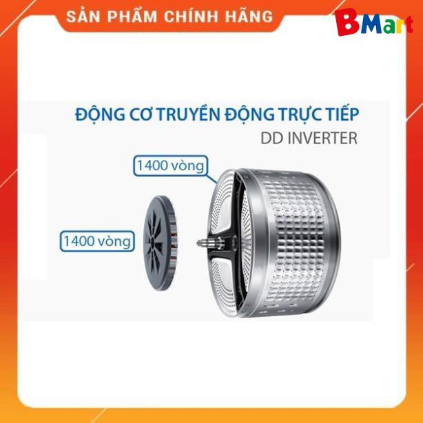 [ FREE SHIP KHU VỰC HÀ NỘI ] Máy giặt Aqua cửa ngang 8.5 kg màu xám bạc AQD-DD850E.S  - BM