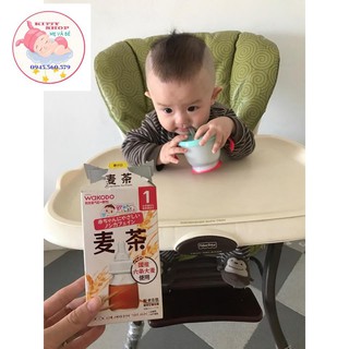 Trà lúa mạch Wakodo Nhật cho bé từ 1 tháng tuổi