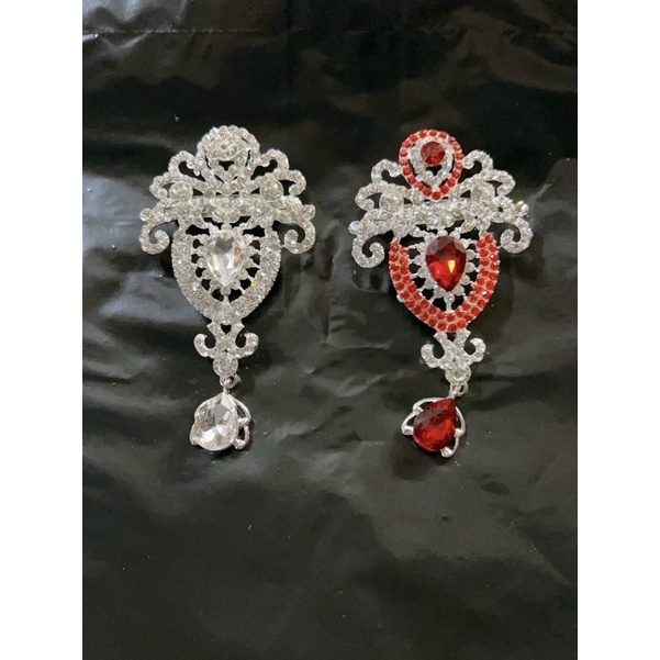 cài áo xoàn hình vương miệng 10-12cm