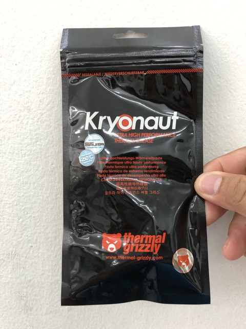 Keo Tản Nhiệt Thermal Grizzly Kryonaut 1g - Chính Hãng (Bao Check Code)