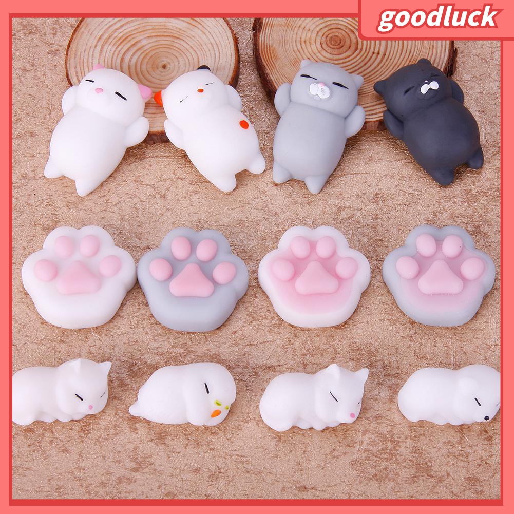 Đồ chơi mềm dẻo giảm stress hình chú mèo dễ thương