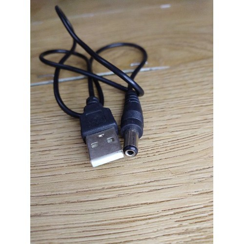 Cáp Chuyển USB ra 5V Jack DC chân 5.5*2.5mm- 3.5*1.35mm