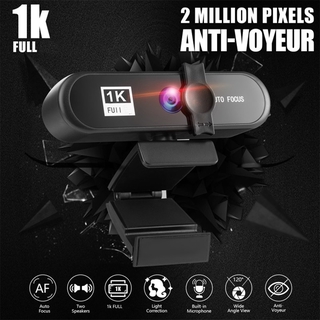 (Hàng Mới Về) Webcam Cho Máy Tính Hd 1k / 2k / 4k Kèm Micro