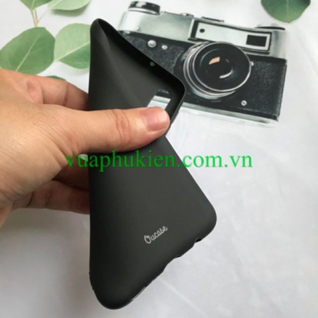 Ốp lưng Ou Case cho galaxy M30 silicon dẻo màu (đen-xanh)
