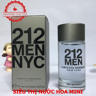 Nước hoa nam carolina herrera 212 men nyc edt 7ml