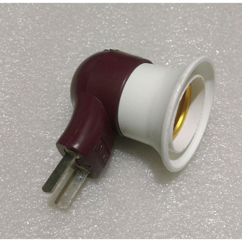 Đui đèn phích cắm + công tắc E27