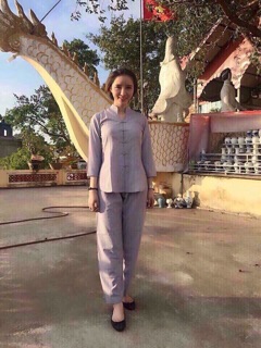 bộ đồ phật tử