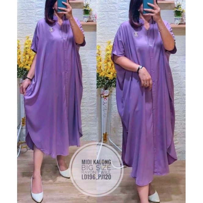Đầm Cánh Dơi K Along JUMBO / Chất Liệu RAYON Cao Cấp / Kích Thước Lớn