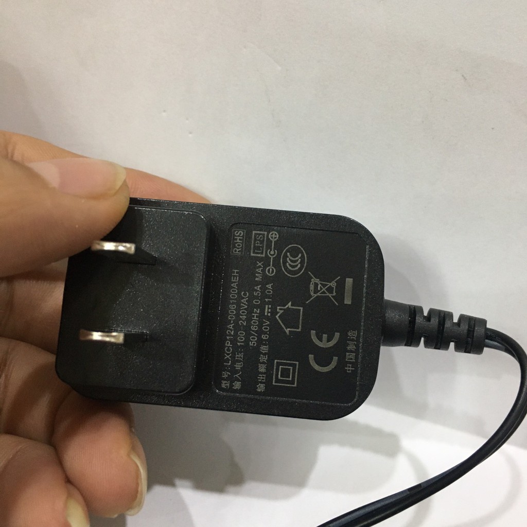 Nguồn Adapter 6V - 1A Chính Hãng Dùng Cho Máy Đo Huyết Áp Sinoheart