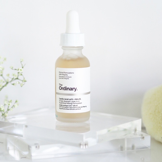 [BILL SEPHORA] Serum AHA tẩy da chết, mờ thâm The Ordinary Lactic Acid 5%, 10% + HA 2% 30ml