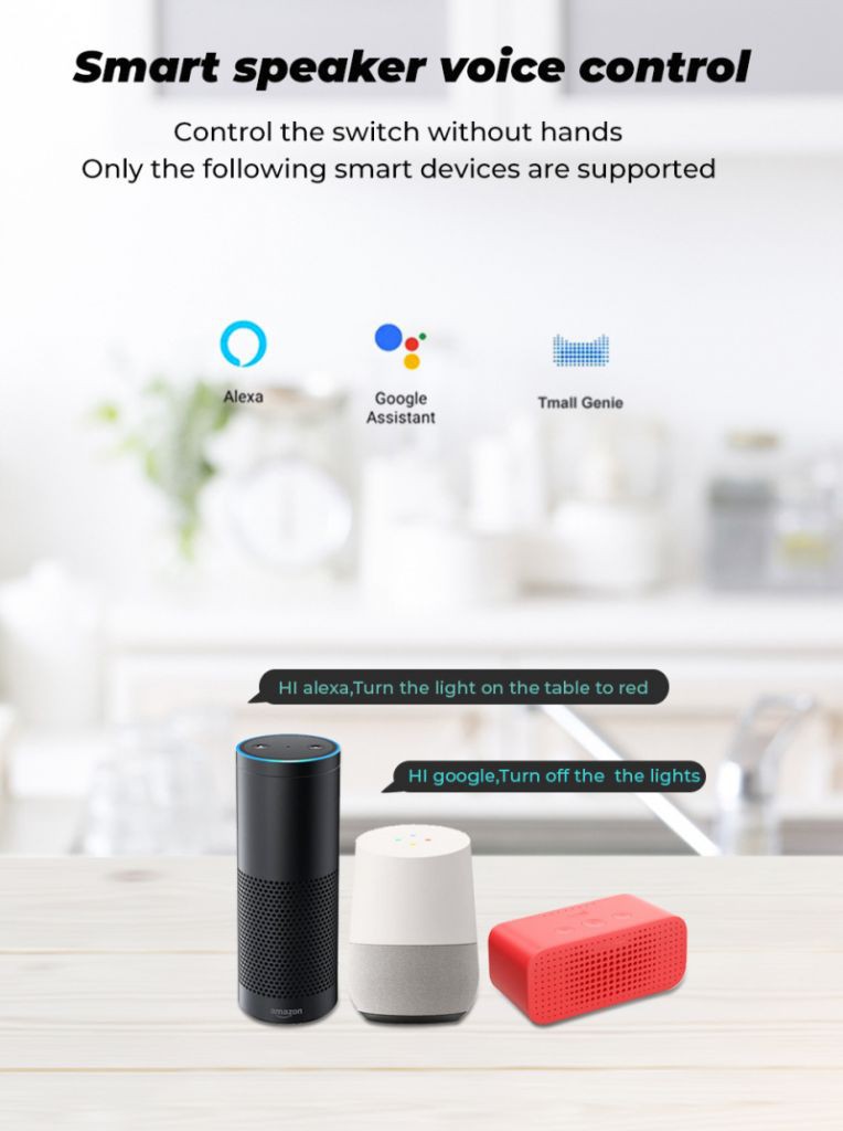 Mô Đun Cầu Dao Thông Minh 2 Chiều Wifi 16a 10a Hẹn Giờ Google Home Alexa 110v 220v