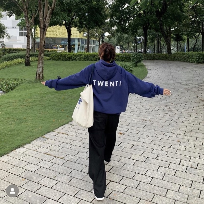 Áo hoodie TWENTI nỉ basic