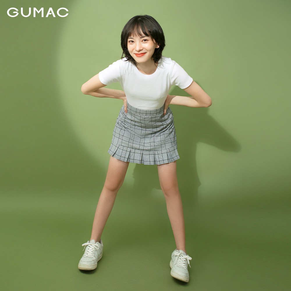 [Mã WABR44 giảm 15% đơn 300k] Chân váy nữ caro ly bèo GUMAC màu xám, đủ size, phong cách năng động, trẻ trung VB173 | BigBuy360 - bigbuy360.vn