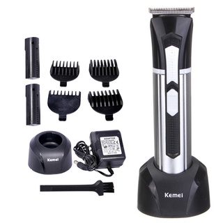 Tông đơ cắt tóc kiêm máy cạo râu đa năng 6 in 1 vừa cắt tóc, cạo râu, lấy lông mũi, chấn viền, cắt tóc trẻ em, người già
