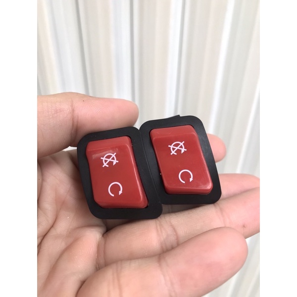 NÚT IDLING STOP, NÚT CÔNG TẮC  IDLING STOP MÀU ĐỎ LẮP VARIO 2017 AIR BLADE 125 SH MODE SHVN  VISION LEAD 125