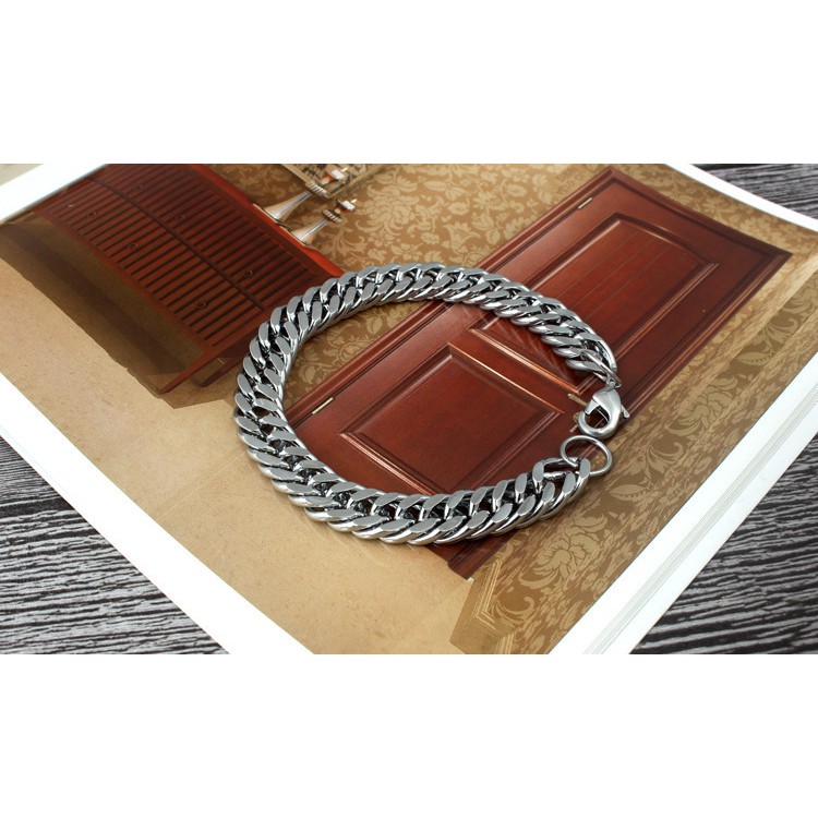 [Mã FAMAYFA giảm 10K đơn 50K] Vòng tay hợp kim titan nam nữ, vòng tay đôi xích đan xen sợi cá tính | BigBuy360 - bigbuy360.vn