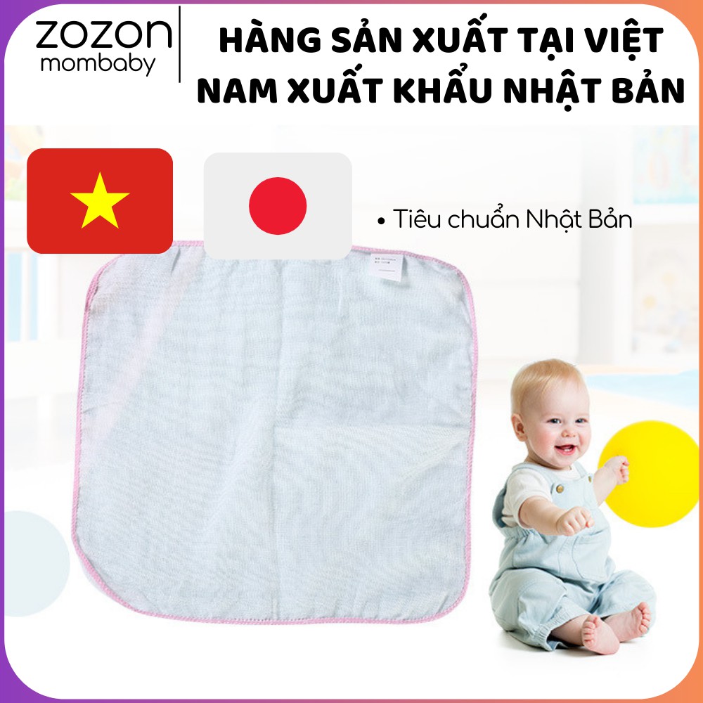 Khăn sữa xô cho bé, khăn mặt vải xô 2-3-4 lớp cho trẻ sơ sinh, lau sữa trớ mũi dãi, lau mặt và vệ sinh thân thể bé