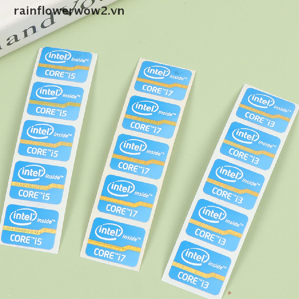 Miếng Dán Logo Laptop Intel Core i3 i5 i7