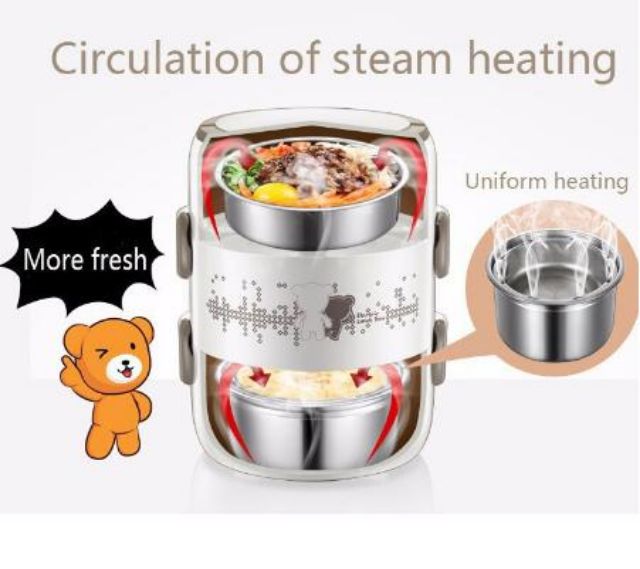 HỘP CƠM HÂM NÓNG CAO CẤP BEAR DFH S2358