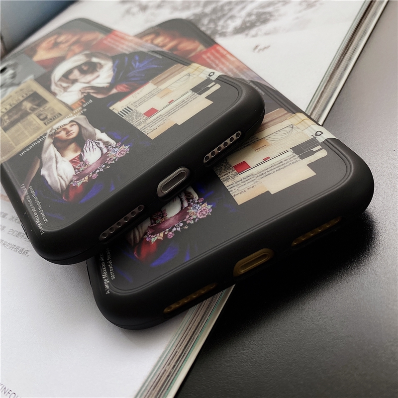 Ốp điện thoại mềm phong cách retro cho iPhone 11 Pro MAX i7 i8 plus XR XS MAX SE 2020 | BigBuy360 - bigbuy360.vn