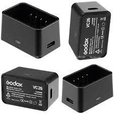 Sạc Godox VC26 cho đèn Godox V1/V860III