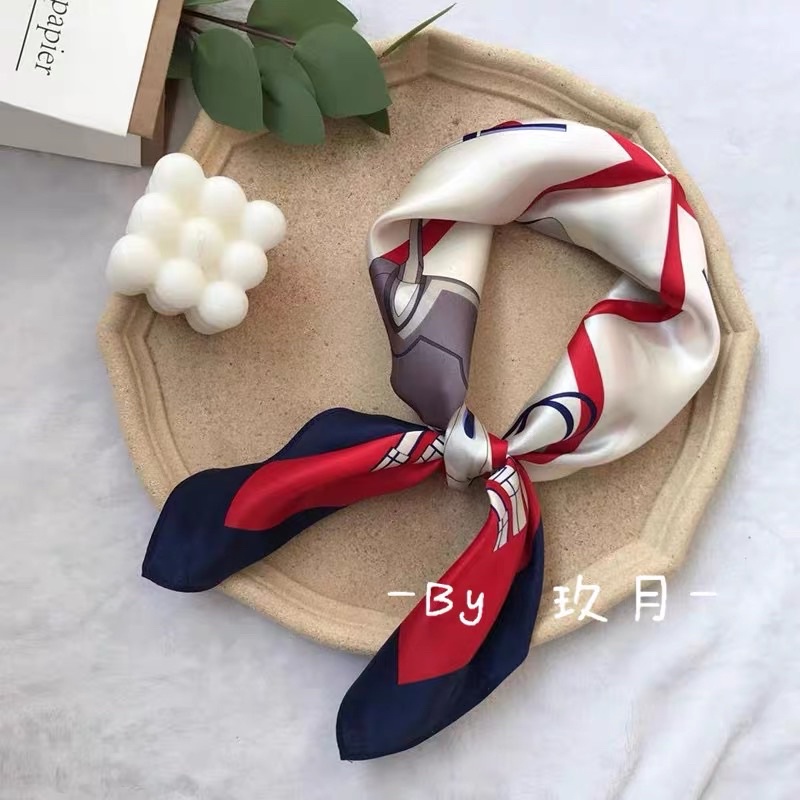 Khăn turban lụa vuông cao cấp choàng cổ size 70x70cm thanh lịch đa năng dùng làm áo yếm nhiều mẫu