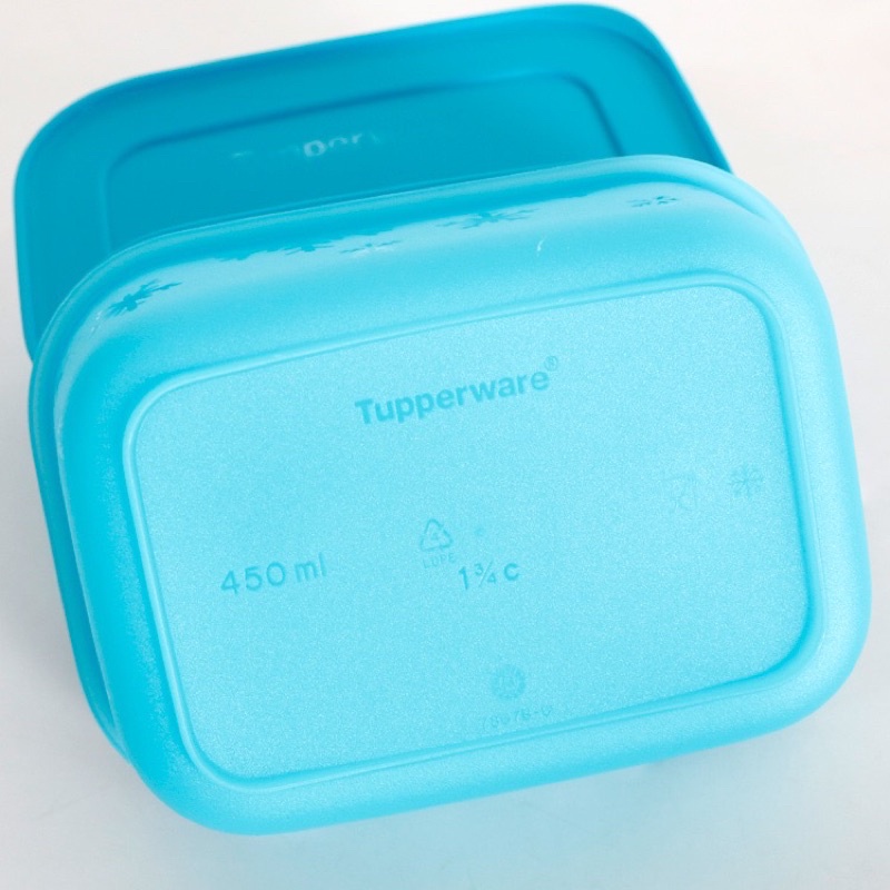 Bộ Hộp Nhựa 450ml Ngăn Đông Dẻo Gen 2 Tupperware - Trữ Thực Phẩm Thịt Cá Trái Cây - Đồ Ăn Dặm Cho Bé