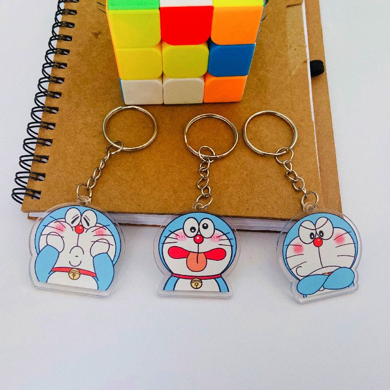 MÓC CHÌA KHÓA HÌNH DOREMON CHẤT LIỆU ACRYLIC DỄ THƯƠNG