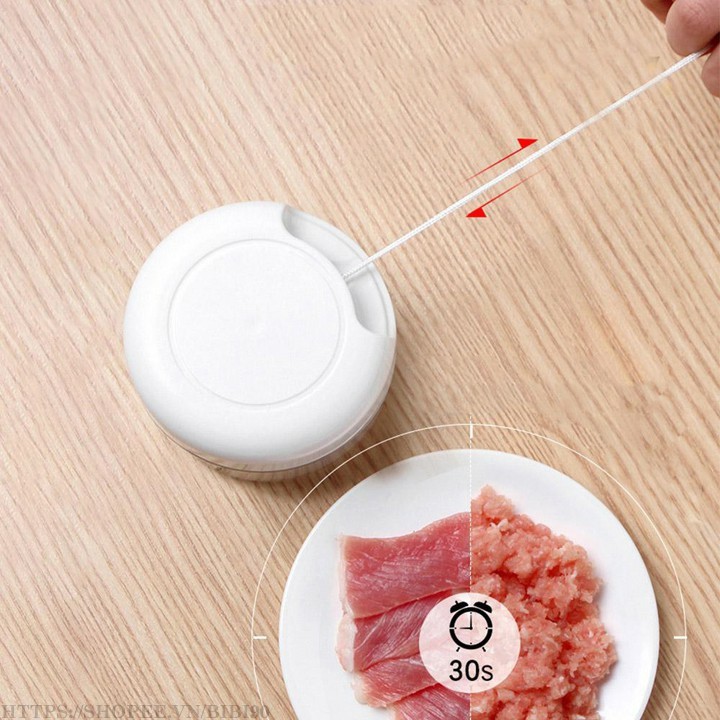 Hộp nghiền thực phẩm dây rút mini tiện lợi