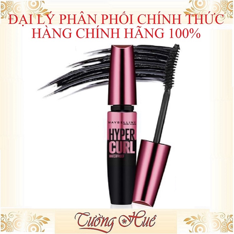 Mascara Làm Cong Mi Maybelline Hyper Curl - Màu Đen - 9.2ml.