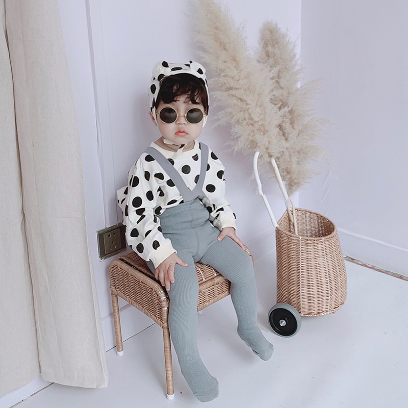 Quần Tất Legging Vải Cotton Mềm Co Giãn Cho Bé Gái