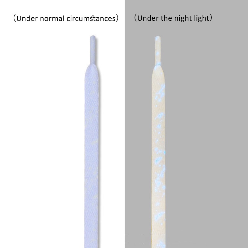 Dây Giày Dẹt Nhuộm Màu Gradient Không Cần Buộc