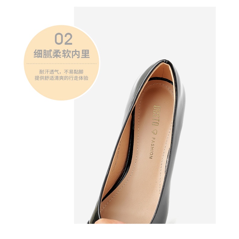 Giày cao gót dusto mũi vuông gót vuông thời trang công sở cao cấp da mềm chắc êm chân cao 5cm màu đen be CG026